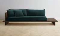 The Muir Sofa - Performance Velvet Emerald