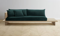 The Muir Sofa - Performance Velvet Emerald