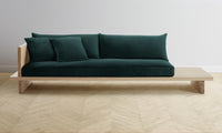 The Muir Sofa - Performance Velvet Emerald