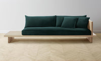 The Muir Sofa - Performance Velvet Emerald