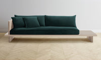 The Muir Sofa - Performance Velvet Emerald