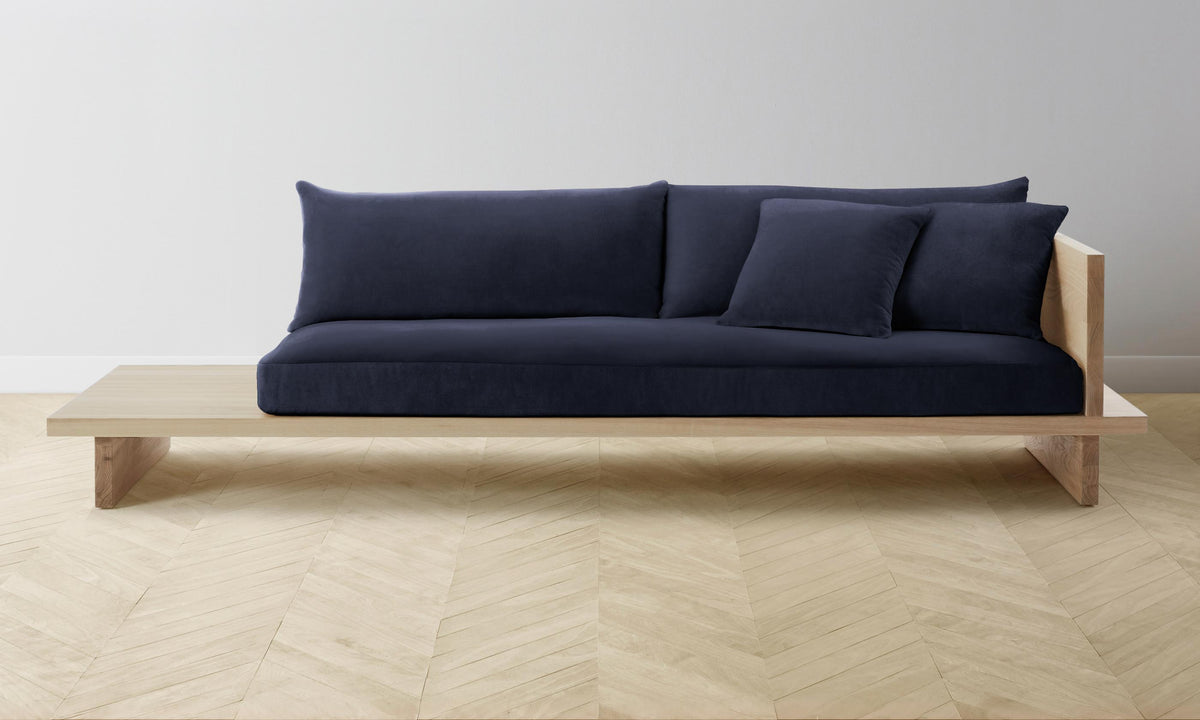 The Muir Sofa - Performance Velvet Midnight