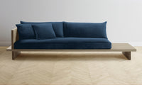 The Muir Sofa - Performance Velvet Sapphire