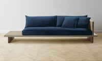 The Muir Sofa - Performance Velvet Sapphire