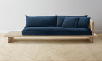 The Muir Sofa - Performance Velvet Sapphire