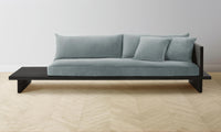 The Muir Sofa - Performance Velvet Seafoam