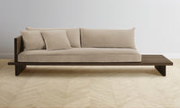 The Muir Sofa - Performance Velvet Taupe