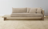 The Muir Sofa - Performance Velvet Taupe