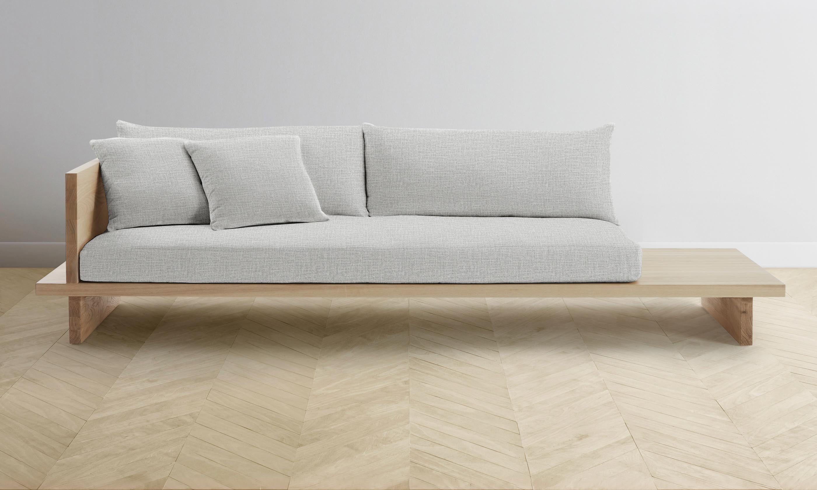 The Muir Sofa - Performance Woven Chenille Steel – Maiden Home