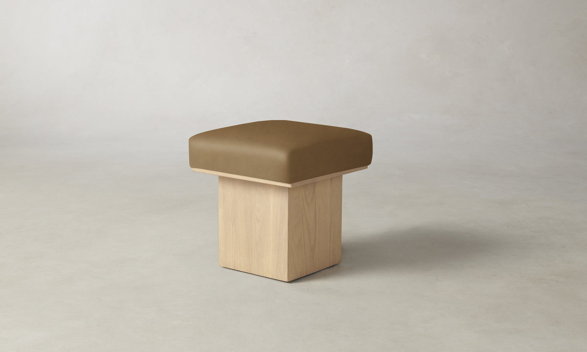 The Mulberry Ottoman - Costa Leather Portobello