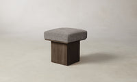 The Mulberry Ottoman - Belgian Linen Carob