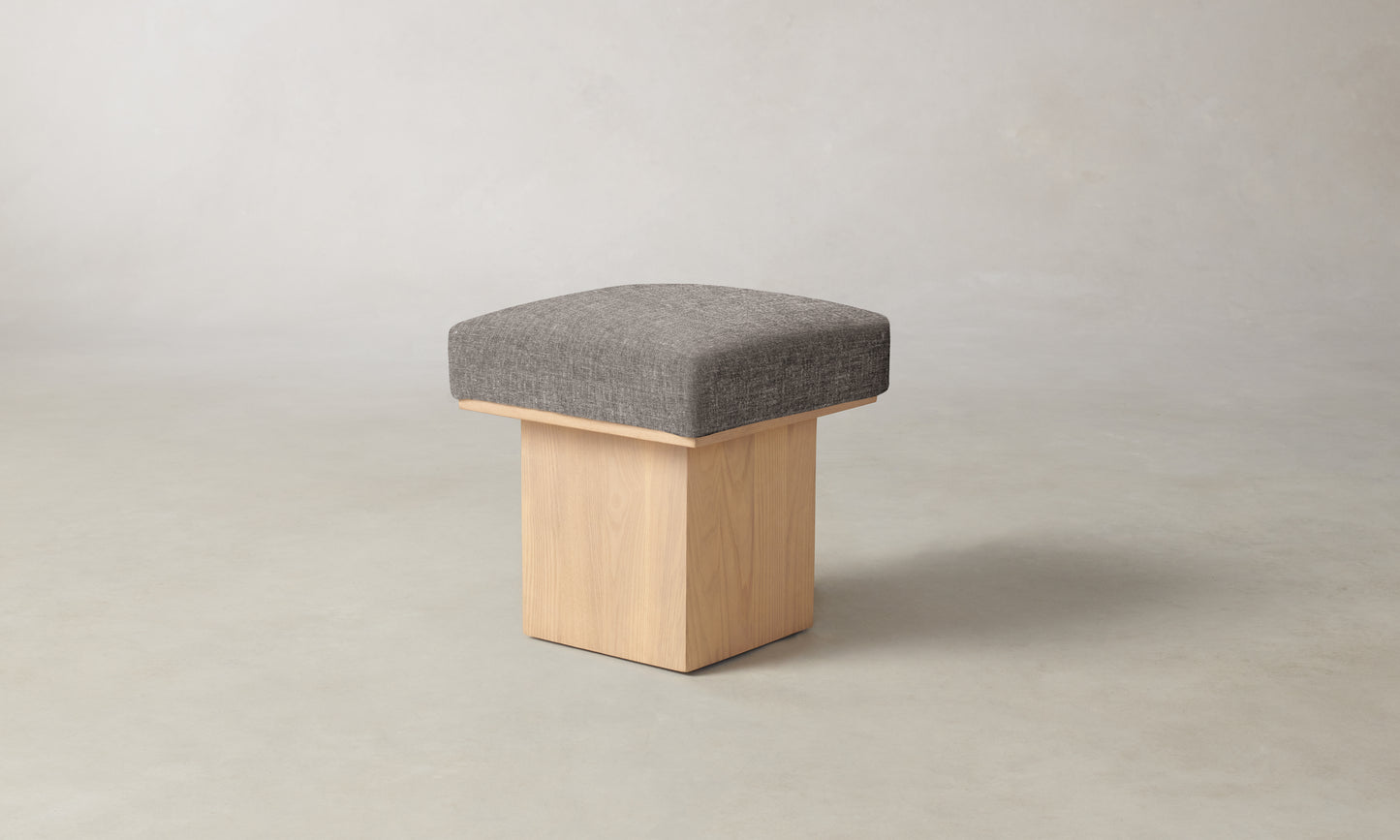 The Mulberry Ottoman - Belgian Linen Carob