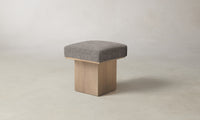 The Mulberry Ottoman - Belgian Linen Carob