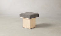 The Mulberry Ottoman - Belgian Linen Carob