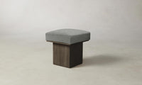 The Mulberry Ottoman - Merino Granite