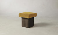 The Mulberry Ottoman - Mohair Amber