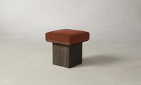 The Mulberry Ottoman - Mohair Spice