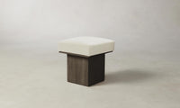 The Mulberry Ottoman - Performance Linen Weave Prairie