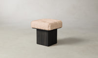 The Mulberry Ottoman - Shearling Shea