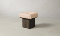 The Mulberry Ottoman - Shearling Shea