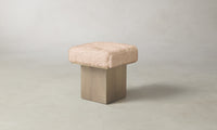 The Mulberry Ottoman - Shearling Shea