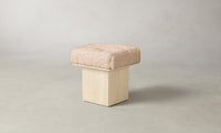 The Mulberry Ottoman - Shearling Shea