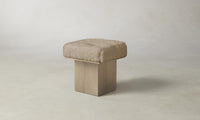 The Mulberry Ottoman - Shearling Toffee