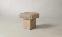 The Mulberry Ottoman - Shearling Toffee