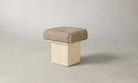 The Mulberry Ottoman - Shearling Toffee