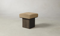 The Mulberry Ottoman - Tuscan Leather Camel