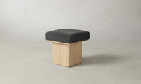 The Mulberry Ottoman - Tuscan Leather Seal