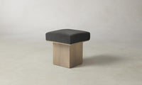 The Mulberry Ottoman - Tuscan Leather Seal