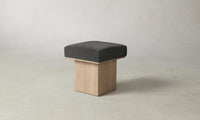 The Mulberry Ottoman - Tuscan Leather Seal