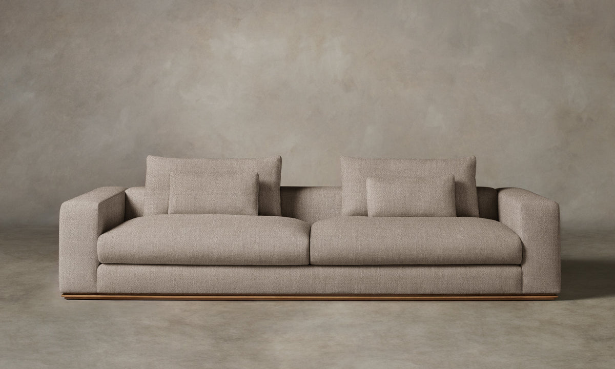 The Nicola Sofa - Performance Textural Weave Earthen