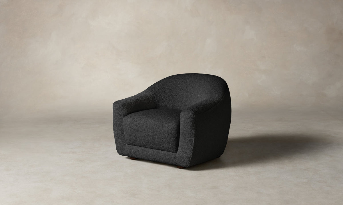 The Oliver Chair - Italian Bouclé Storm