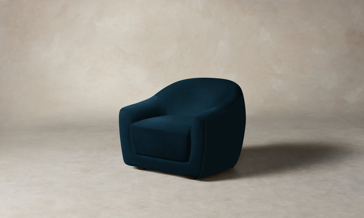 The Oliver Chair - Mohair Admiral