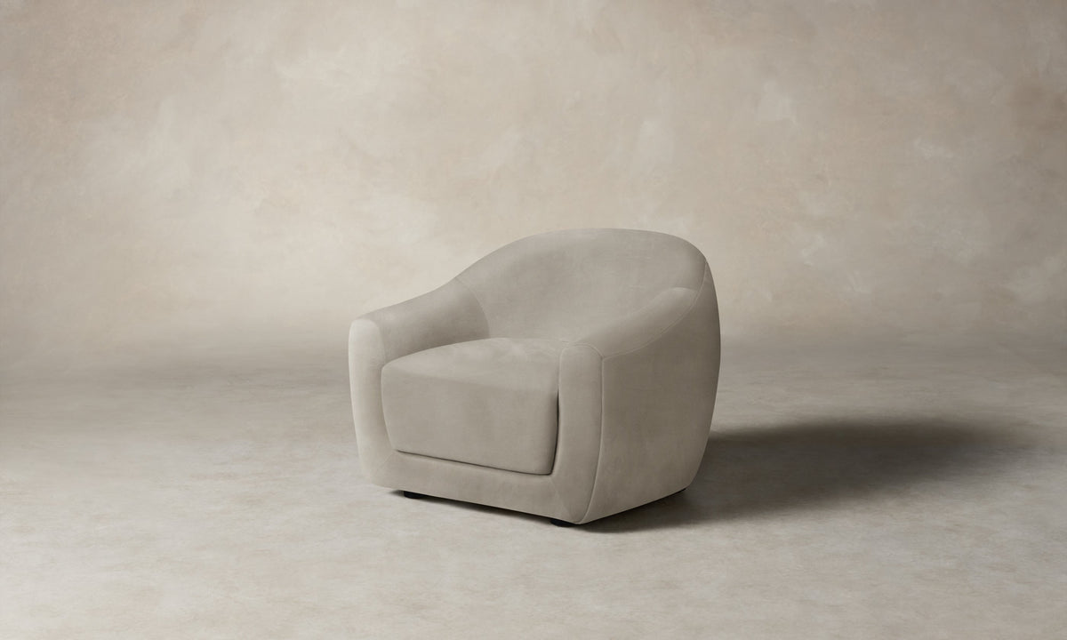 The Oliver Chair - Nubuck Leather Sail