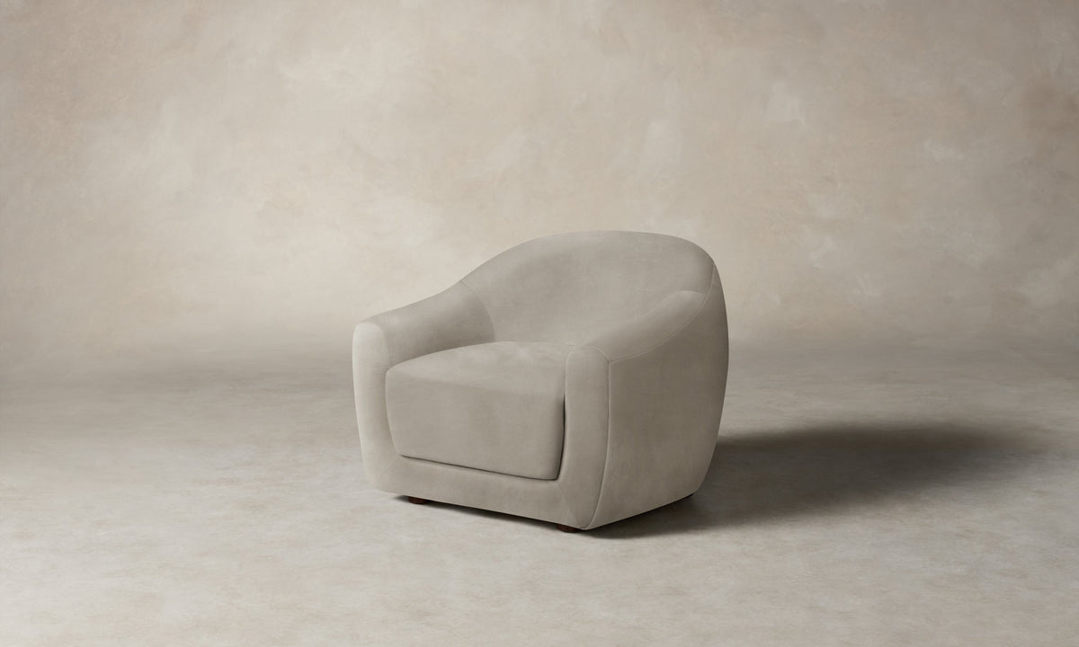 The Oliver Chair - Nubuck Leather Sail