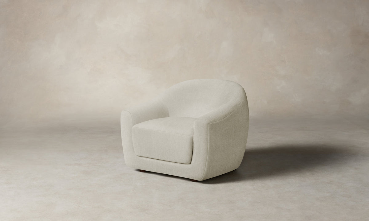 The Oliver Chair - Performance Tweed Salt