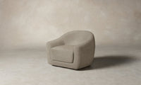 The Oliver Swivel Chair - Merino Wheat