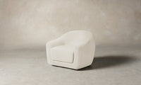 The Oliver Swivel Chair - Performance Bouclé Polar