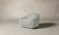 The Oliver Swivel Chair - Woolen Bouclé Cliff