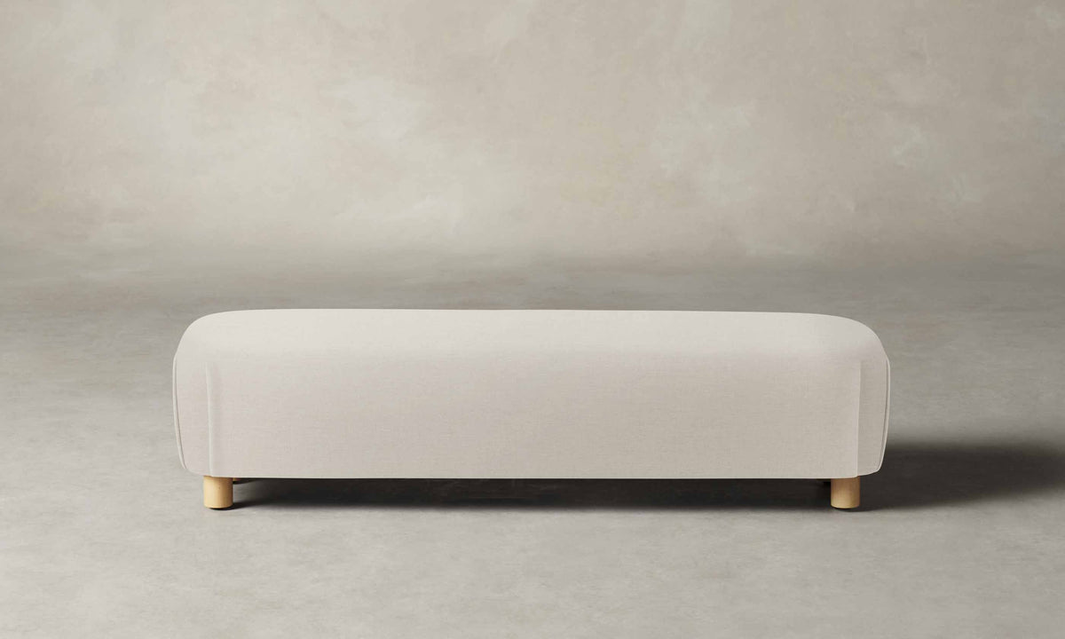 The Perry Bench - Heritage Belgian Linen Alder