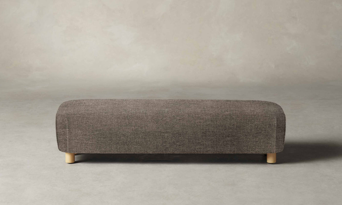 The Perry Bench - Heritage Belgian Linen Carob