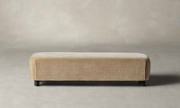 The Perry Bench - Mohair Almond