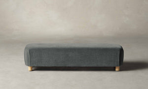 The Perry Bench - Mohair Fog