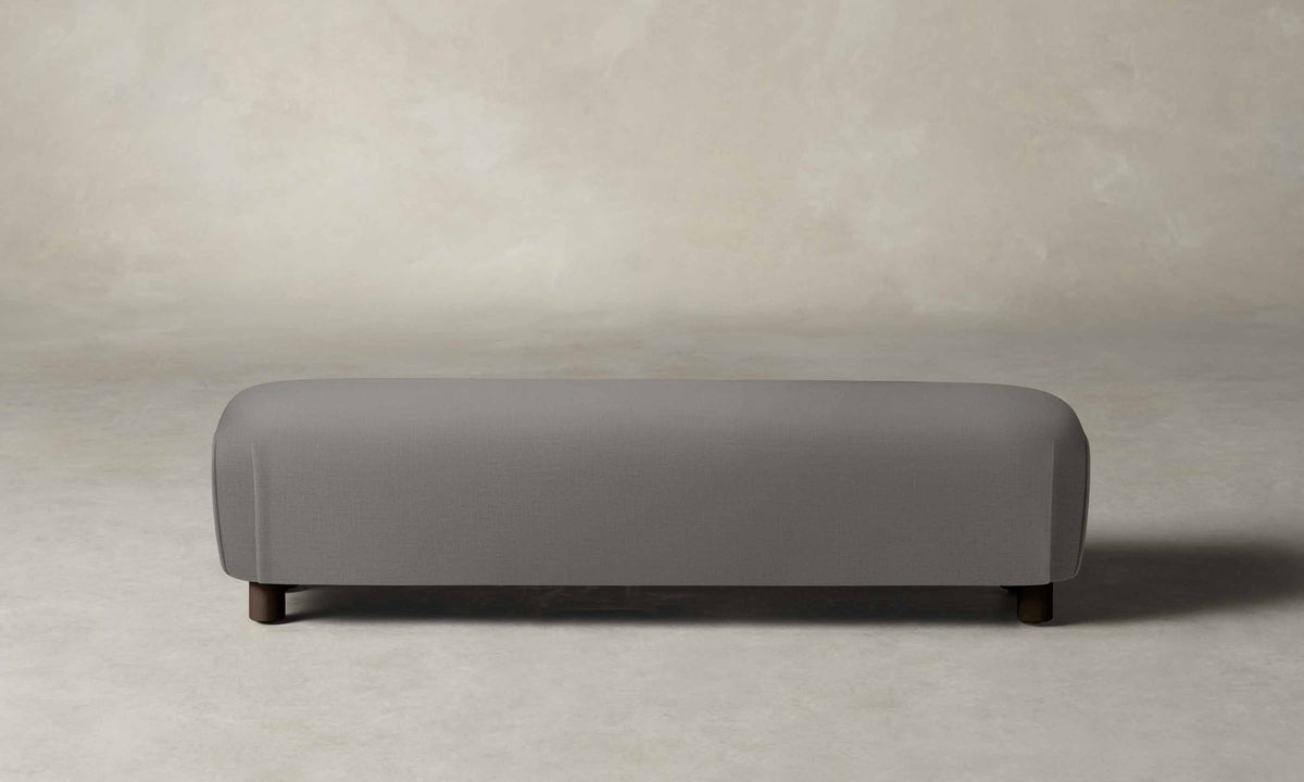 The Perry Bench - Performance Linen Weave Cloud