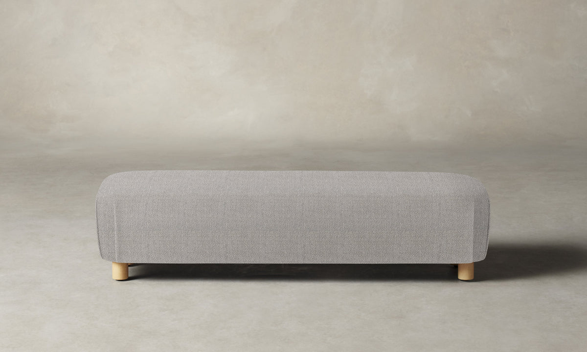 The Perry Bench - Performance Textural Weave Breeze