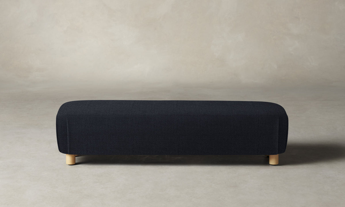 The Perry Bench - Performance Textural Weave Marina