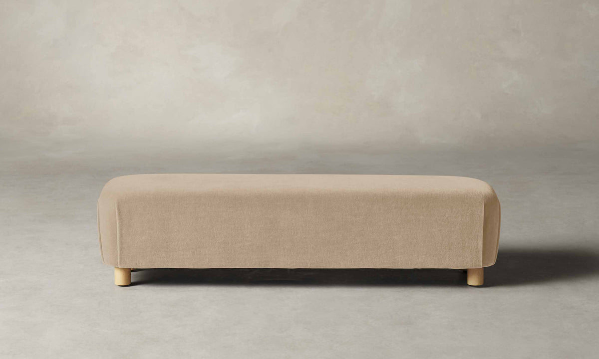 The Perry Bench - Performance Velvet Butter